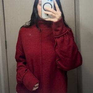 Women's Red Sweater
